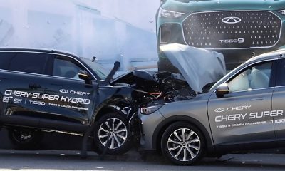 Two Cherry Tiggo 9 SUV’s Collided Head-on At 50km/h In Africa’s First Real-world Crash Test - autojosh