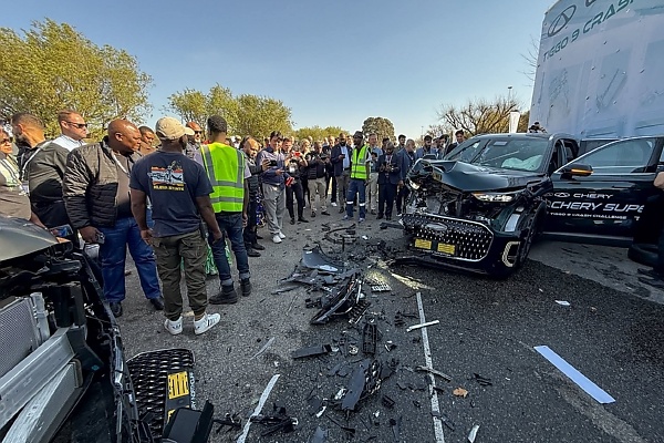Two Cherry Tiggo 9 SUV’s Collided Head-on At 50km/h In Africa’s First Real-world Crash Test - autojosh 