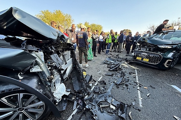 Two Cherry Tiggo 9 SUV’s Collided Head-on At 50km/h In Africa’s First Real-world Crash Test - autojosh 