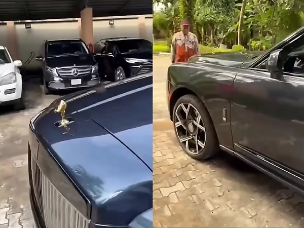 Cletus Ibeto’s N1.7b Rolls-Royce Cullinan Series II Gets ‘Gold’ Spirit of Ecstasy, ‘The Ancestors’ Number Plate - autojosh 