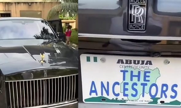 Cletus Ibeto’s N1.7b Rolls-Royce Cullinan Series II Gets ‘Gold’ Spirit of Ecstasy, ‘The Ancestors’ Number Plate - autojosh