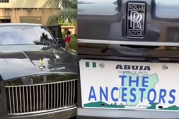 Cletus Ibeto’s N1.7b Rolls-Royce Cullinan Series II Gets ‘Gold’ Spirit of Ecstasy, ‘The Ancestors’ Number Plate - autojosh