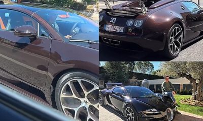 Now Restored : Cristiano Ronaldo Seen Driving His $2.2M Bugatti Veyron, Three Years After Crash - autojosh