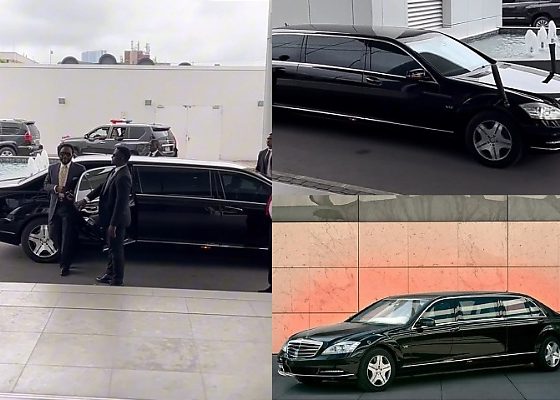 Nestoil Boss, Obi Jackson, Pulls Up In Style In Mercedes-Benz S600 Pullman Guard Limousine - autojosh
