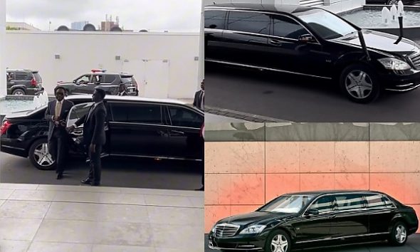 Nestoil Boss, Obi Jackson, Pulls Up In Style In Mercedes-Benz S600 Pullman Guard Limousine - autojosh