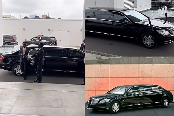 Nestoil Boss, Obi Jackson, Pulls Up In Style In Mercedes-Benz S600 Pullman Guard Limousine - autojosh