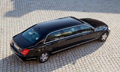 Nestoil Boss, Obi Jackson, Pulls Up In Style In Mercedes-Benz S600 Pullman Guard Limousine - autojosh