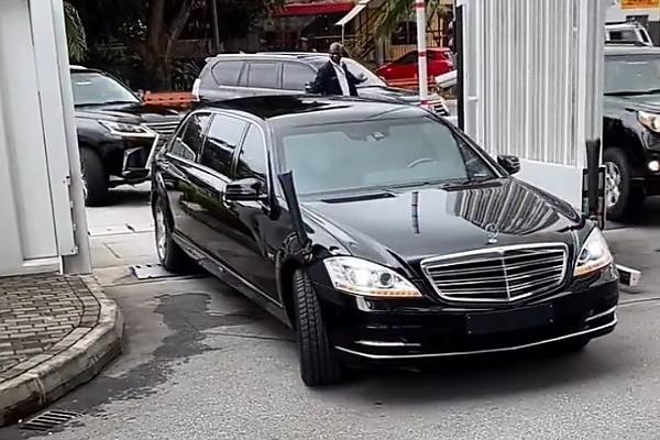 Nestoil Boss, Obi Jackson, Pulls Up In Style In Mercedes-Benz S600 Pullman Guard Limousine - autojosh 