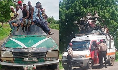 It Is Very Dangerous : FRSC Shares Photos Of Apprehended Vehicles Overloaded With Goods And People - autojosh