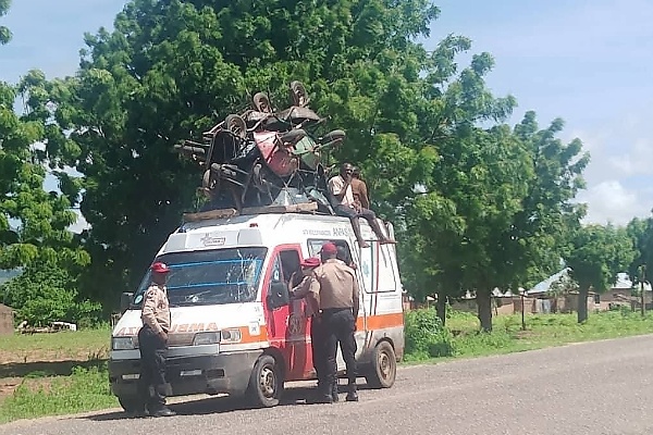 It Is Very Dangerous : FRSC Shares Photos Of Apprehended Vehicles Overloaded With Goods And People - autojosh 