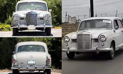 Classic 1950s Mercedes-Benz 180 ‘Ponton’ Spotted Cruising Majestically On The Nigerian Road - autojosh
