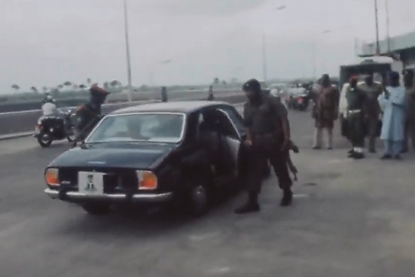 Moment Obasanjo Arrived In Peugeot 504 To Open Murtala Muhammed International Airport In 1979 - autojosh 