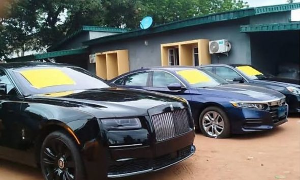 Ogun Customs Intercept 3 Smuggled Exotic Cars, Including A Rolls-Royce Ghost With DPV Of N905m - autojosh
