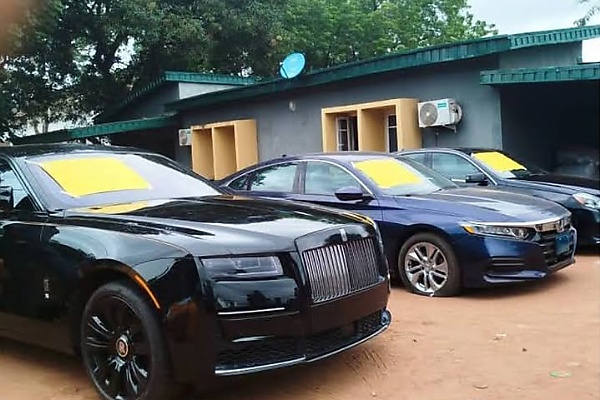 Ogun Customs Intercept 3 Smuggled Exotic Cars, Including A Rolls-Royce Ghost With DPV Of N905m - autojosh