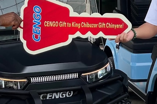 OPM Founder Takes Delivery Of Electric Vintage Car And A Golf Cart Gifted By His Chinese Partners - autojosh 