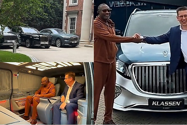Check Out Femi Otedola’s Cars In Monaco, Including $1.3m Klassen Mercedes V-Class, Rolls-Royce Phantom 8 - autojosh