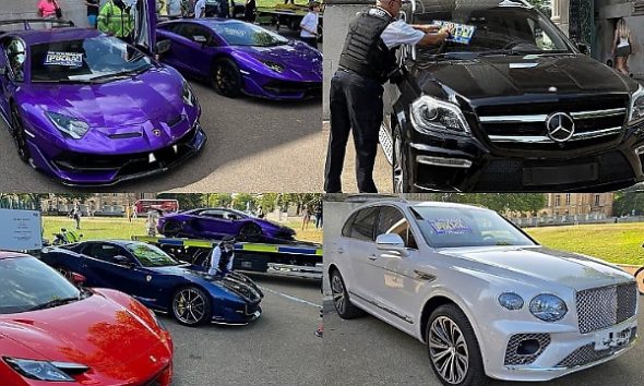 72 Supercars Worth $9.5 Million Seized By Police For Causing Nuisance Across London Areas - autojosh