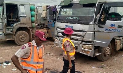 Road Crashes : FRSC Trains 2,493 Dangote Cement Drivers, Inspects 2,731 Trucks For Roadworthiness - autojosh
