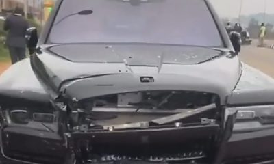 Rolls-Royce Cullinan Worth ₦1b And Taxi Involved In Crash In Abuja – But Who Do You Think Is At Fault? - autojosh