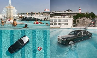 Rolls-Royce Submerge N2 Billion Phantom In Swimming Pool To Celebrate 100 Years Of Flagship Sedan - autojosh