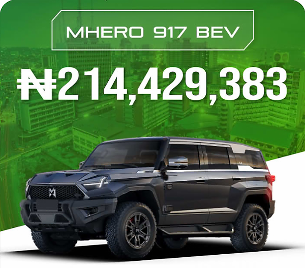 Military-inspired M-Hero 917 Electric SUV Produced By Lagos-based SAGLEV Starts At N200 Million - autojosh 