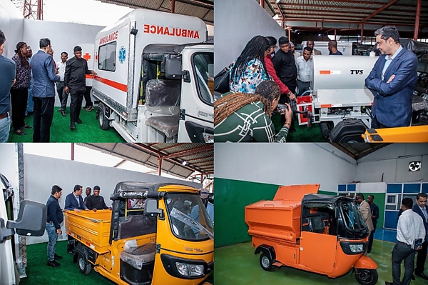 3-wheeled Ambulance, Pickup, Tanker And Waste Collector On Display As NADDC Boss Visits Simba Group - autojosh