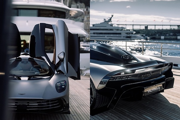 Aston Martin Valhalla Positioned On The Deck Of A Luxurious Yacht Turn Heads At 2025 Monaco Yacht Show - autojosh 