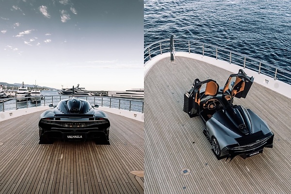 Aston Martin Valhalla Positioned On The Deck Of A Luxurious Yacht Turn Heads At 2025 Monaco Yacht Show - autojosh 