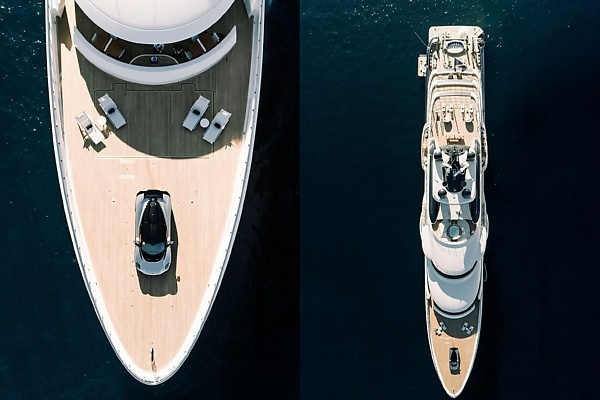 Aston Martin Valhalla Positioned On The Deck Of A Luxurious Yacht Turn Heads At 2025 Monaco Yacht Show - autojosh 
