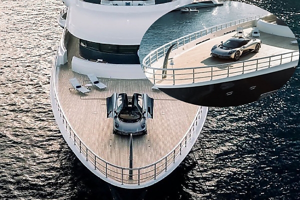 Aston Martin Valhalla Positioned On The Deck Of A Luxurious Yacht Turn Heads At 2025 Monaco Yacht Show - autojosh