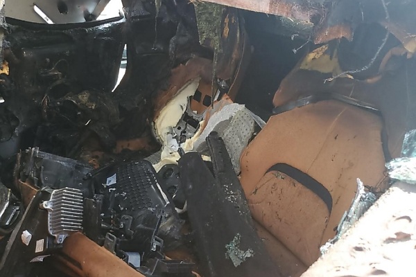 Badly Smashed 2024 Ferrari Purosangue SUV With Burnt Interior Is On Sale - Current Bid Now $275 - autojosh 