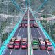 China Parked 96 Heavy-duty Trucks On The New ‘World’s Highest Bridge’ To Test Construction Quality - autojosh