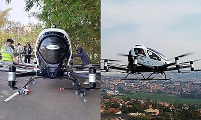 China’s EHang And Rwanda Jointly Launch Africa’s First Pilotless Human-carrying ‘Air Taxi’ - autojosh