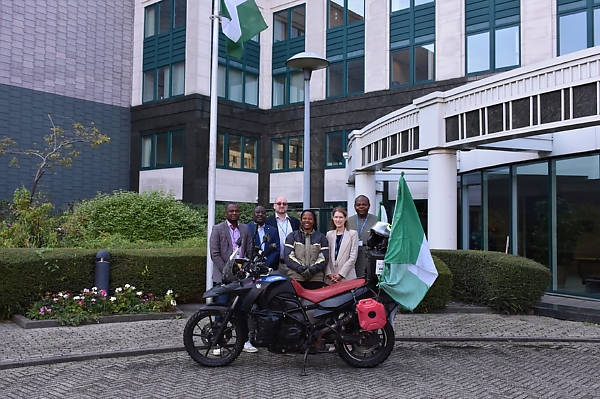 Female Customs Officer Completes 35-day Motorbike Journey From Nigeria To Belgium - autojosh 