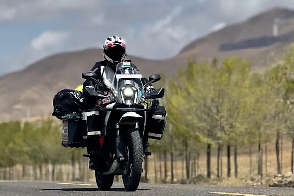 Indian Man On Round-the-world Trip Burst Into Tears After His $7,000 Motorbike Got Stolen In UK - autojosh 