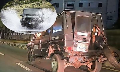 Today’s Photos : This Once-adored Mercedes G-Class Now Battered And Serving As A Tow Truck In Nigeria -autojosh