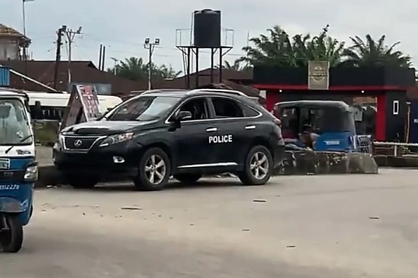 Is It A Converted Car Or AI Generated Image? This Nigeria Police Lexus RX ‘Patrol Car’ Is Trending - autojosh 