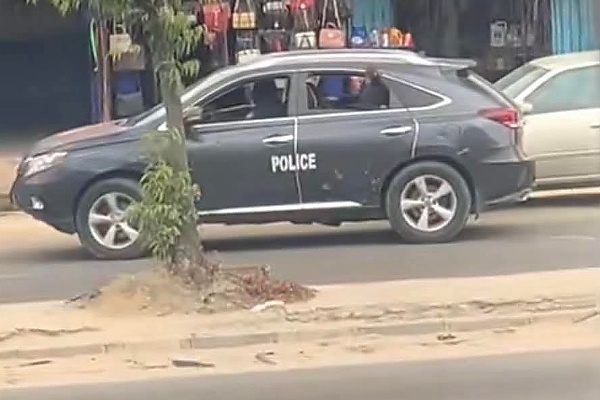 Is It A Converted Car Or AI Generated Image? This Nigeria Police Lexus RX ‘Patrol Car’ Is Trending - autojosh 
