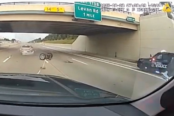 Watch: Police Stops Stolen Car Safely Using Grappler, Breaks Its Rear Axle After Suspect Tried To Break Free - autojosh