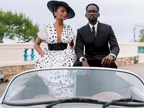 Temi And Mr Eazi’s Beautiful Classic Car Photoshoot With Open-top 1950s Porsche 356 Speedster - autojosh 