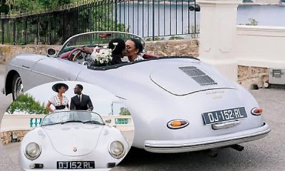 Temi And Mr Eazi’s Beautiful Classic Car Photoshoot With Open-top 1950s Porsche 356 Speedster - autojosh