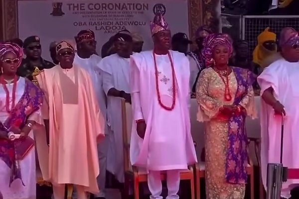Moment Tinubu Arrived For The Coronation Of 44th Olubadan In Armored Toyota Land Cruiser 300 Series - autojosh 
