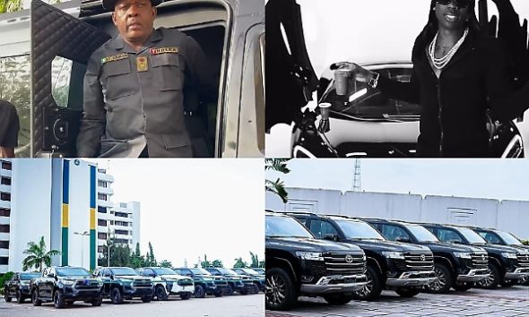 NDLEA’s Armored Bus, Rema’s McLaren GTS, NPF’s 59 Armored Hiluxs, Land Cruisers Gifted To Former Akwa Ibom Deputy Governors, Nigerian News In September - autojosh