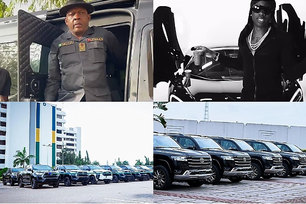 NDLEA’s Armored Bus, Rema’s McLaren GTS, NPF’s 59 Armored Hiluxs, Land Cruisers Gifted To Former Akwa Ibom Deputy Governors, Nigerian News In September - autojosh