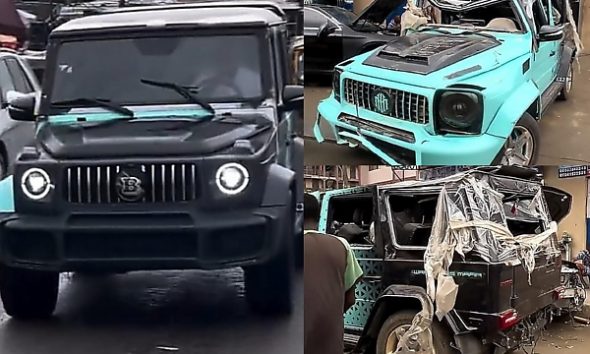 Lagos-based Mechanic, Bebex, Shows The Before/After Of An Accidented Mercedes-Benz G-Class - autojosh