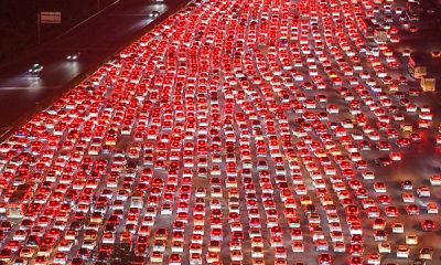 China’s 36-lane Toll Station Sees 24-hour Traffic Jam As Millions Heads Home After Holiday Break (Photos) -autojosh