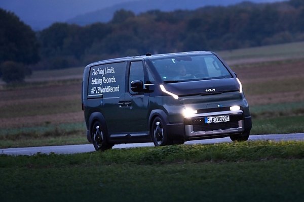 Fully-loaded Kia PV5 Cargo EV Drives 693-km On A Single Charge, Sets Guinness World Records Title - autojosh 