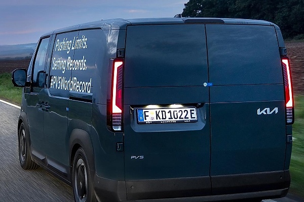Fully-loaded Kia PV5 Cargo EV Drives 693-km On A Single Charge, Sets Guinness World Records Title - autojosh 
