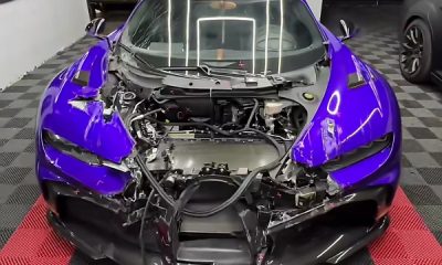 YouTuber, Known For Restoring Damaged Supercars, Wants To Rebuild This Accidented Bugatti Chiron Pur Sport - autojosh