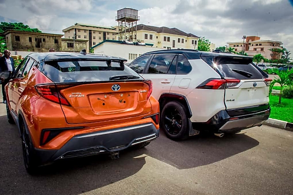 Nigeria Police Hands Over Stolen 2019 Toyota RAV4 SUV And 2020 Toyota C-HR To The Netherlands - autojosh